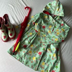Snow White Disney Rain Coat boots and umbrella